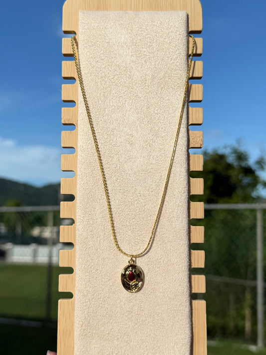 Dainty tulipan necklace