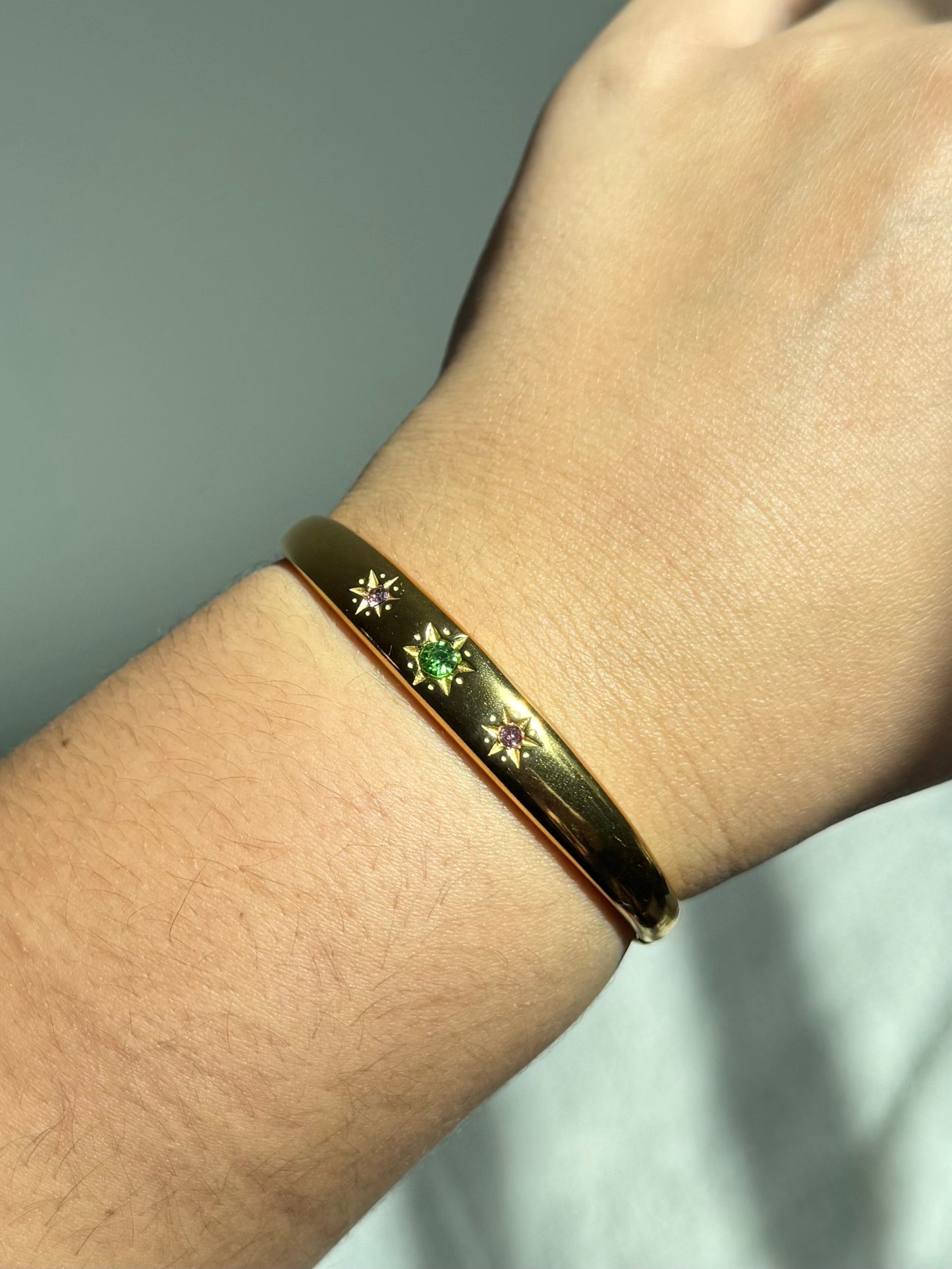 Crystal stars bracelet